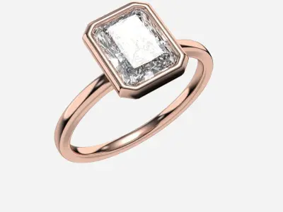 Bezal Set diamond Ring 3D print model