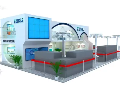 Exhibition - Area - 25X12-3DMAX2012-010 3D model