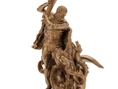 Sculpture Hercules 3D model
