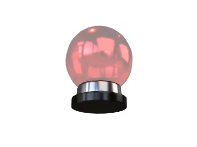 Crystal Ball V1 005 Low-poly 3D model