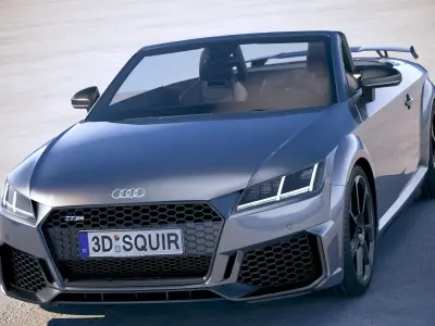 Audi TTRS Roadster 2020 3D model
