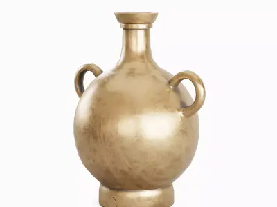 Medieval Decor Vase 03 Low-poly 3D model