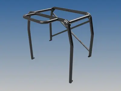 Roll Cage  Low-poly 3D model