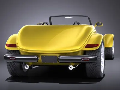 Plymouth Prowler stock 1997-2002 VRAY 3D model