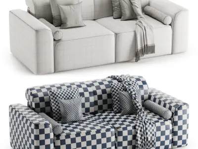 Corner Sofa Baivin Soft Light by Divan ru 3D model