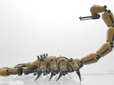 Mech scopion Free 3D print model