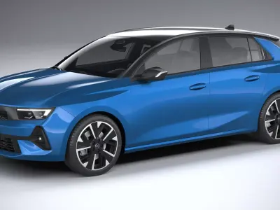 Opel Astra Electric 2023 3D model