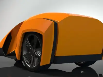 super car concept 3D model