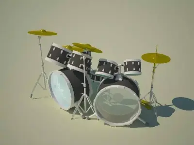 Drum Kit Free 3D model