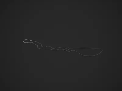 Jeddah Corniche Circuit - Saudi Arabia - 3D Printable 3D print model