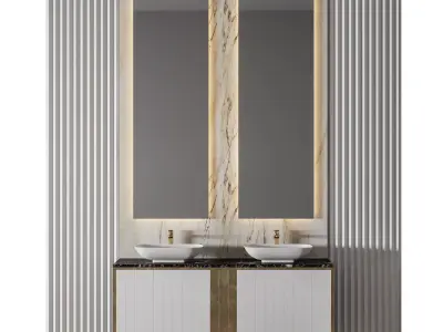 Luxury Bathroom 108 3D model