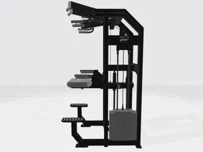 SportGear Low-poly 3D model