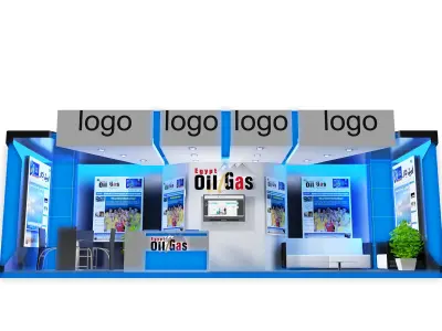 Booth Exhibition Stand a631a 3D model