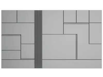 Wall Panel 23 3D model