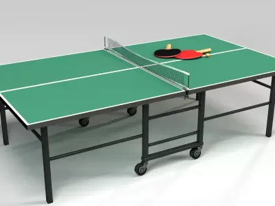 Ping Pong Table 3D model