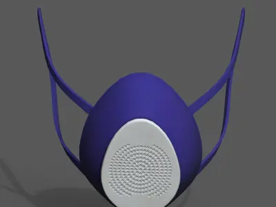 Gas mask respirator military combat protection  Low-poly 3D model purchase