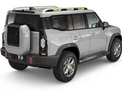 2025 Chery Jetour T2 With Interior 3D model