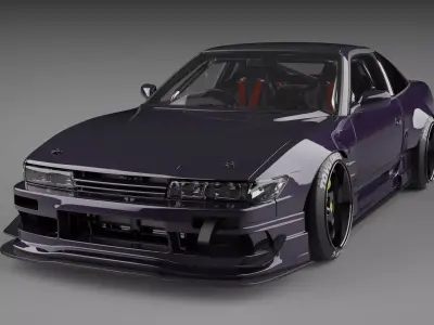 Nissan 180SX RB Drift 3D model