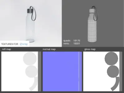 Water Bottle 3D model