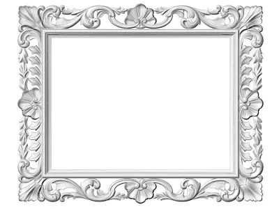 Frame ornament 3D print model get