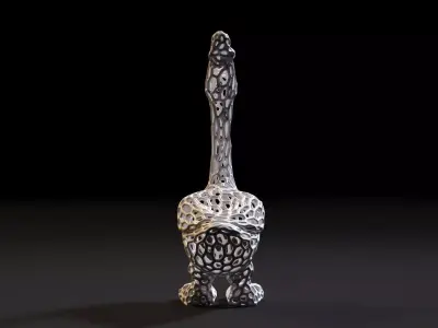 Christmas Goose Voronoi 3D print model