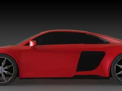 Audi R8 2019 3D model
