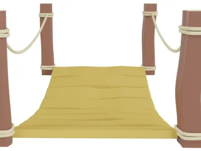 Cartoon Bridge 3D model