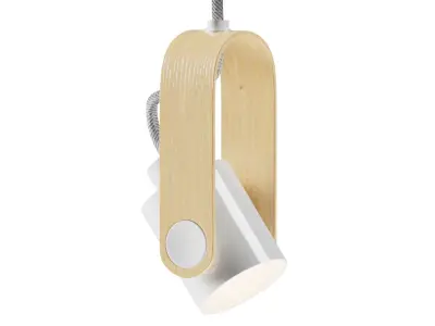 Wooden Pendant 3D model