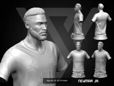 Neymar Jr 3D Printable Collection
