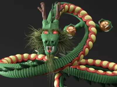 Shenron from Dragon Ball 3D model