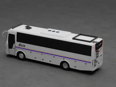 ZedOne BUS HIGH QUALITY 3D MODEL 3D model