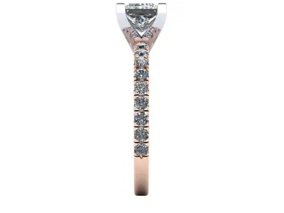 Solitaire Diamond Women Fashion Ring R15 3D print model