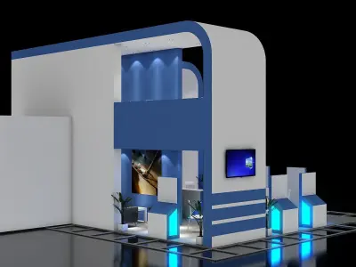 Exhibition Stand 13 3D model
