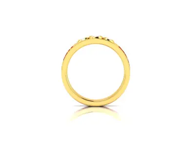 Solitaire Ring 3DM STL OBJ FBX Render Details 3D print model get