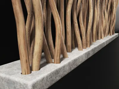 Planter branch crooked n3 3D model