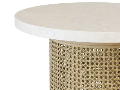 Crate and Barrel Vernet End Table 3D model