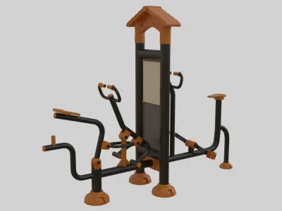 Playground Sport Equipment - 06 3D model