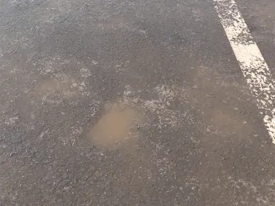 Wet asphalt 32 png pbr seamless 4k 3D model