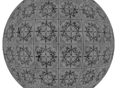 tile patterned 84-seamless-4k-pbr  3D model