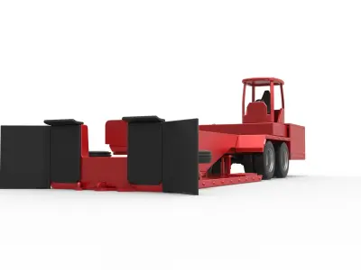 Tractor pulling sled Scale 1 to 25 3D print model