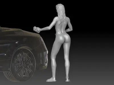 car wash girl 2025 1 3D print model