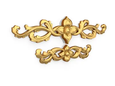 Classic decor ornament 134 3D model