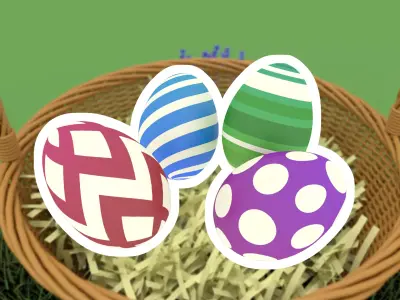 Easter Eggs Free 3D model