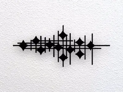 Abstract Wall Art 3D print model 46