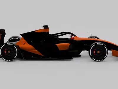 FIA F3 2025 Low-poly 3D model