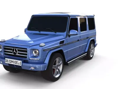 Mercedes Benz G Class Blue 3D model