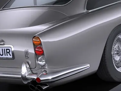Aston Martin DB5 1963 VRAY  3D model