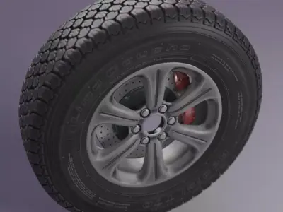 Wheel T70 Lima Caucho 3D model