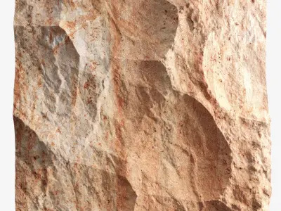 05-RockPanel piece of rock 3D model