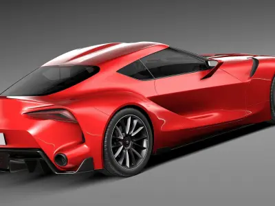 Toyota FT-1 Concept 2015 3D model